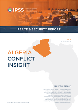 ALGERIA Conflict Insights Vol 1