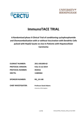 Immunotace TRIAL