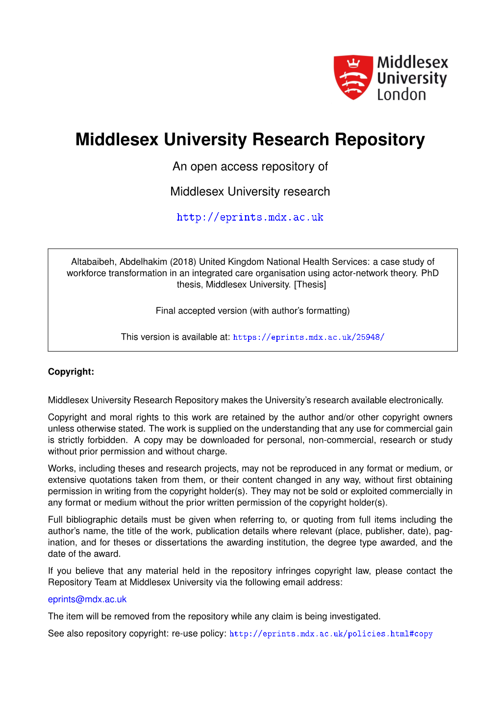 United Kingdom National Health Services: a Case Study of Workforce Transformation in an Integrated Care Organisation Using Actor-Network Theory