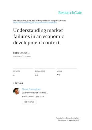 Understanding Market Failures in an Economic Development Context