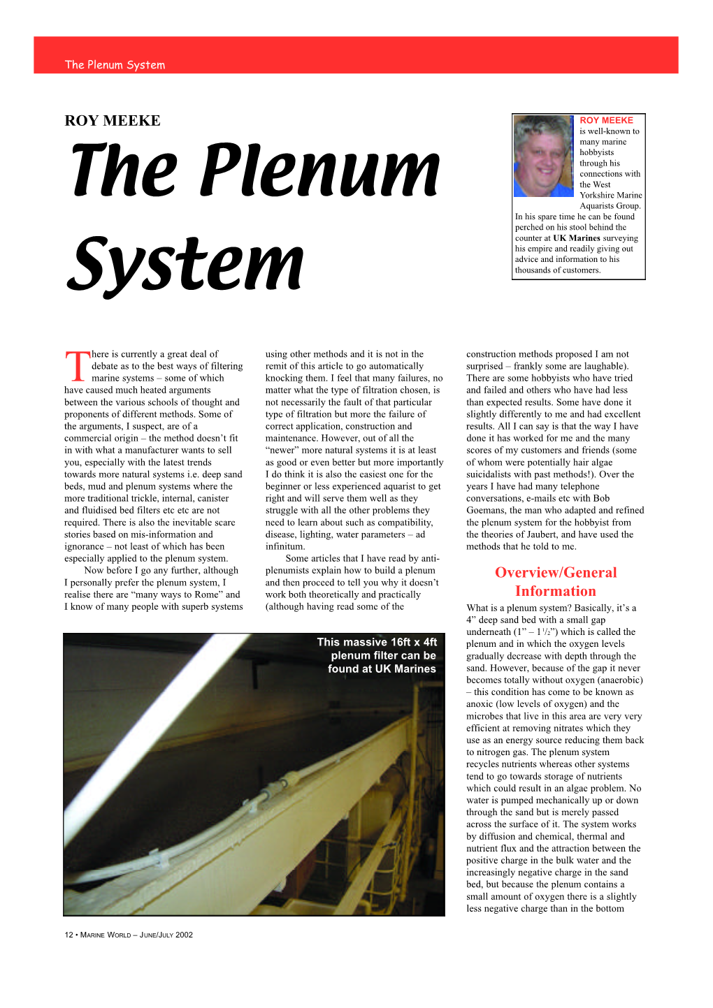 Plenum System