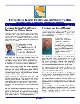 Fall 2015 CCSDA Newsletter