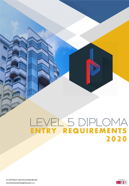 Level 5 Diploma Entry Requirements 2020