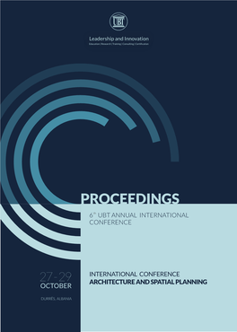 PROCEEDINGS 6 Th UBT ANNUAL INTERNATIONAL CONFERENCE