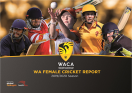 WA Female Cricket Report
