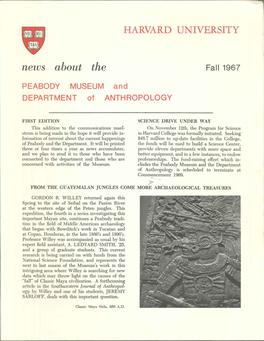 News About the Fall 1967
