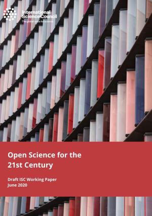 Open Science for the 21St Century