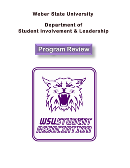 Student Involvement and Leadership Self Study