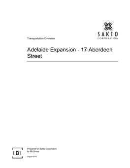 Adelaide Expansion - 17 Aberdeen Street