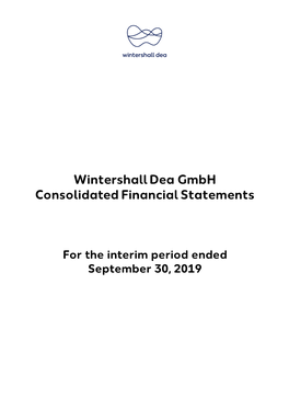 Wintershall Dea Gmbh Consolidated Financial Statements