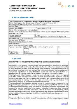 Application Form