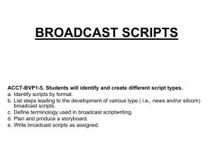 Broadcast Scripts