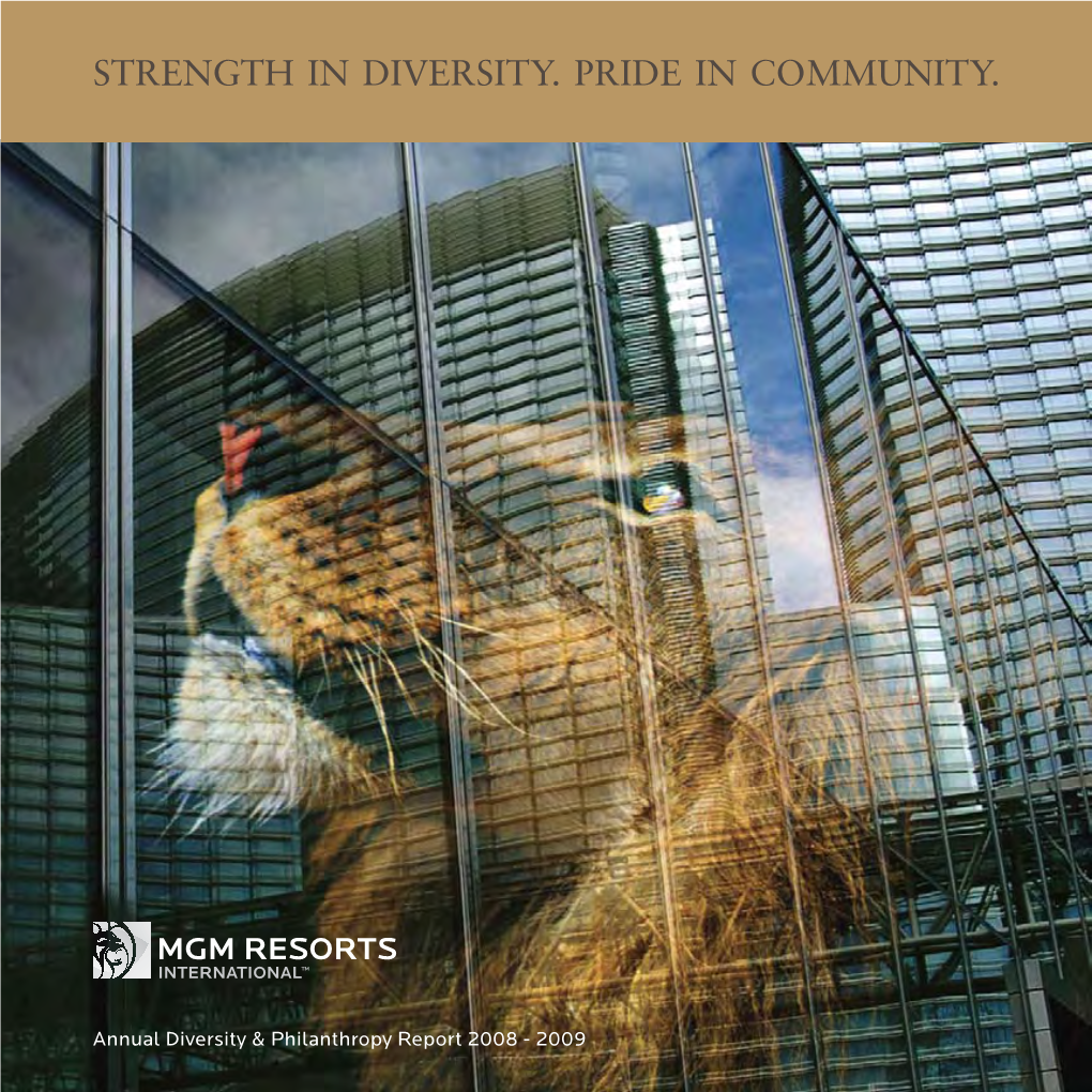 Strength in Diversity. Pride in Community