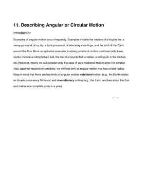 11. Kinematics of Angular Motion Rk.Nb