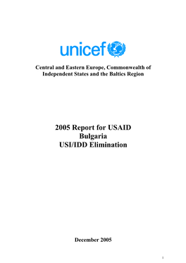 UNICEF Logo and CO Identification