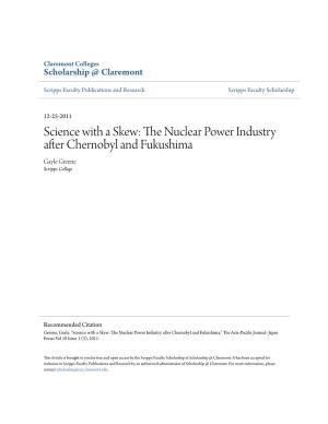 The Nuclear Power Industry After Chernobyl and Fukushima