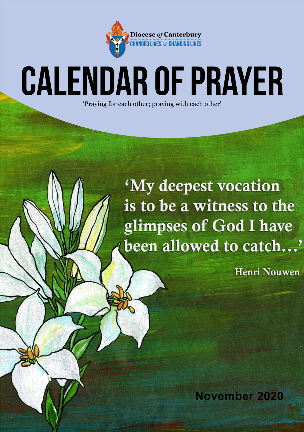 Calendar of Prayer ‘Praying for Each Other; Praying with Each Other’