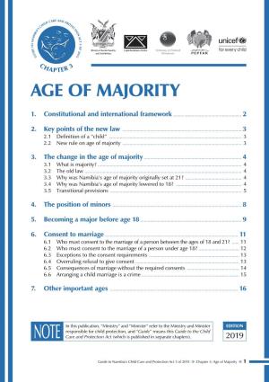 Age of Majority