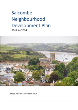 Salcombe Neighbourhood Development Plan