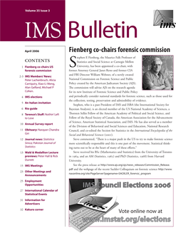 IMS Bulletin 35(3)