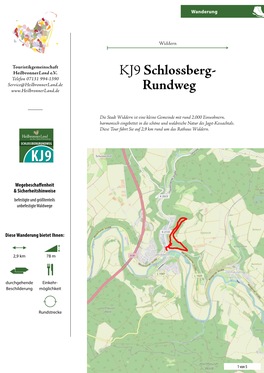 KJ9 Schlossberg-Rundweg Widdern