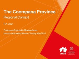 The Coompana Province: Regional Context