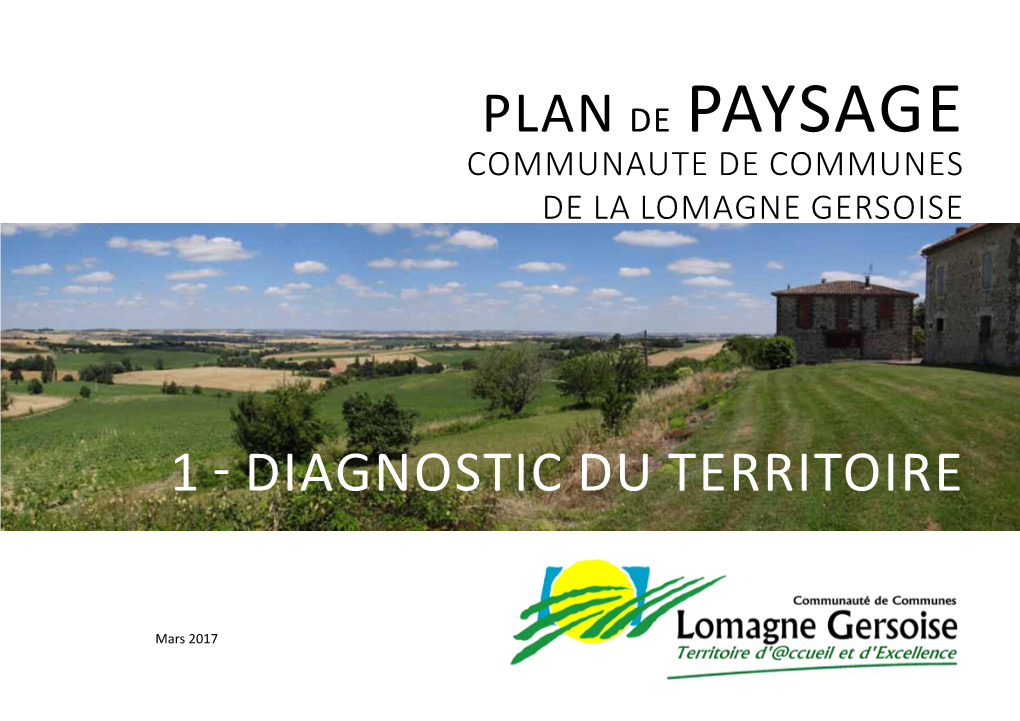 Plan De Paysage Communaute De Communes De La Lomagne Gersoise
