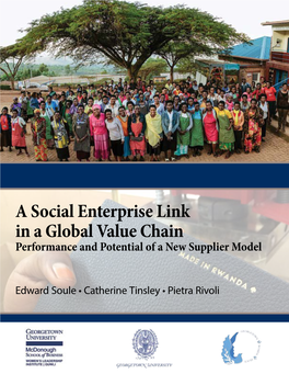 A Social Enterprise Link in a Global Value Chain Performance and Potential of a New Supplier Model