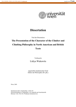 Dissertation