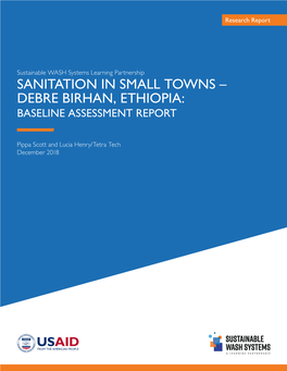 Debre Birhan, Ethiopia: Baseline Assessment Report