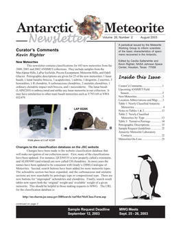 Antarctic Meteorite