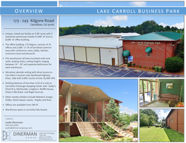 Dinerman Lake Carroll Business Park Overview