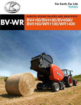 Bv4160/Bv4180/Bv4580/ Bv-Wr Bv5160/Wr1100/Wr1400 Our Baler Factory