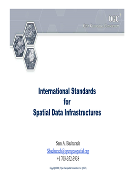 International Standards for Spatial Data Infrastructures