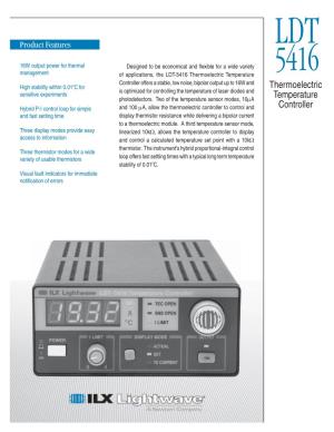 Thermoelectric Temperature Controller
