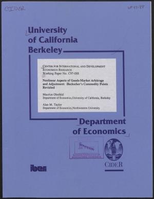 Department of Economics Lyniversity of California Berkeley