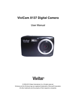 Vivicam X137 Digital Camera