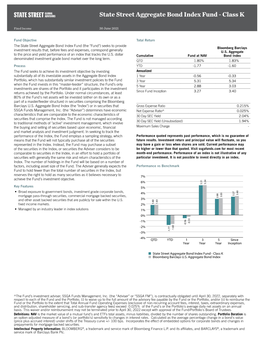 Fact Sheet:State Street Aggregate Bond Index Fund, Jun2021