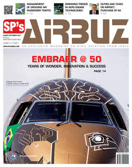 Embraer @ 50 Years of Wonder, Innovation & Success Page 14