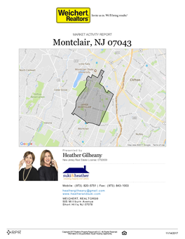 MARKET ACTIVITY REPORT Montclair, NJ 07043