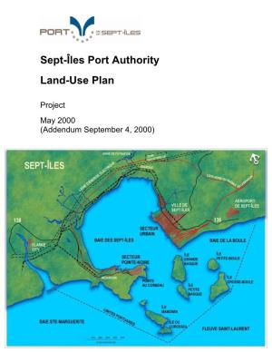 Sept-Îles Port Authority Land-Use Plan