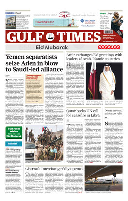 Yemen Separatists Seize Aden in Blow to Saudi-Led Alliance