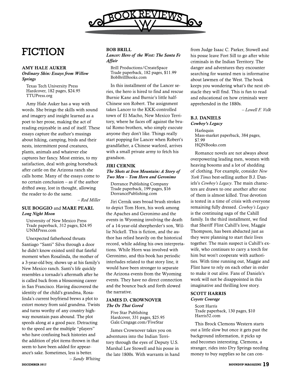 FICTION Lancer: Hero of the West: the Santa Fe His Posse Leave Fort Sill to Go After White Affair Criminals in the Indian Territory