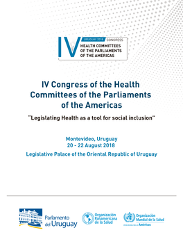 Agenda Congreso De Parlamentarios De Salud-URY-ENG