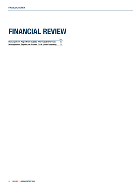 Financial Review