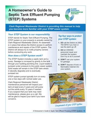 A Homeowner's Guide to Septic Tank Effluent Pumping (STEP) Systems