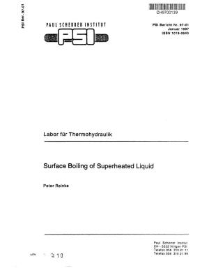 Surface Boiling of Superheated Liquid