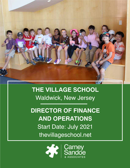 THE VILLAGE SCHOOL Waldwick, New Jersey
