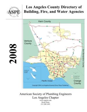 Los Angeles County Directory of Building, Fire, and Water Agencies