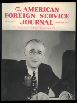 The Foreign Service Journal, September 1946